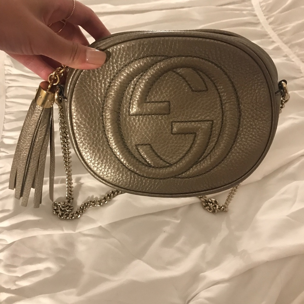 Gucci soho cross body chain bag