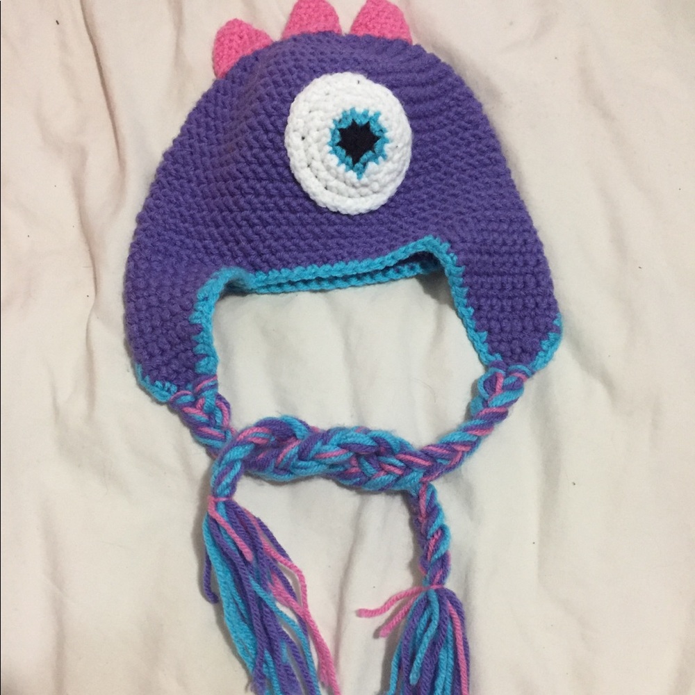 homemade monster hat :)
