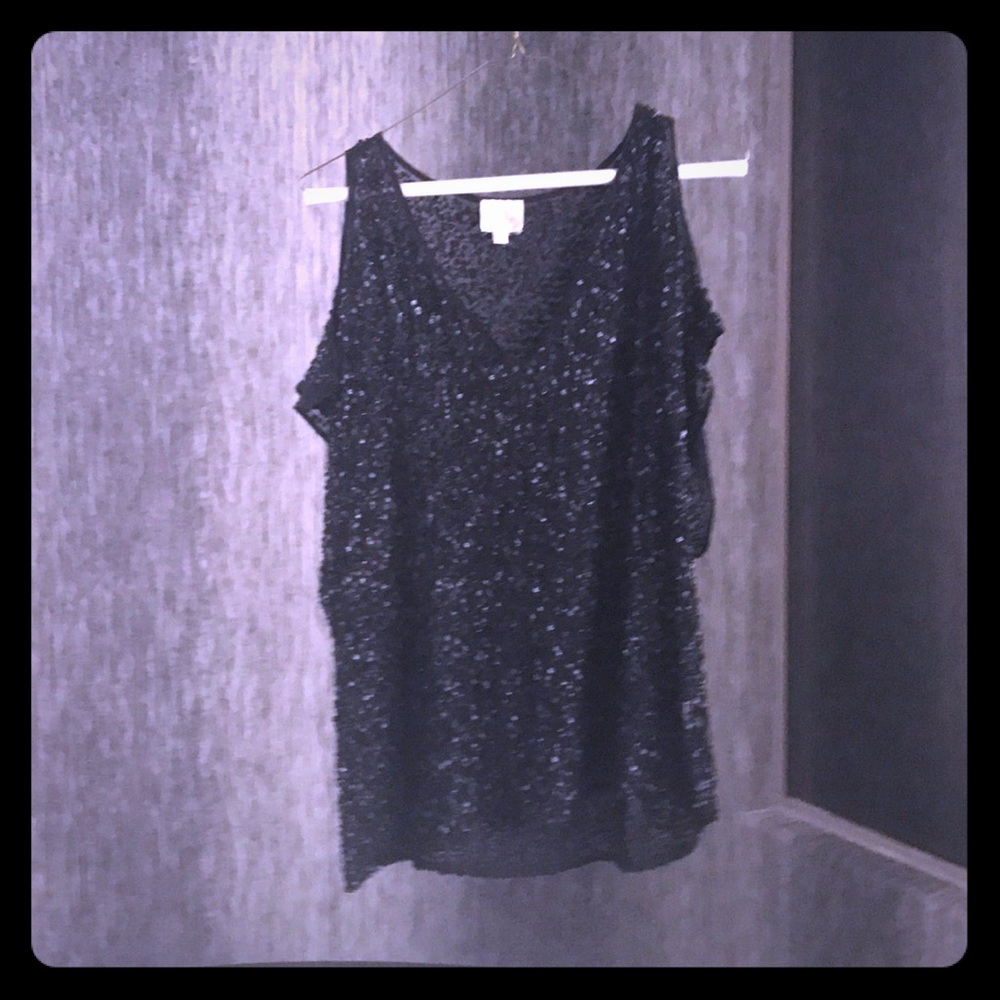 Parker cold shoulder beaded too xs