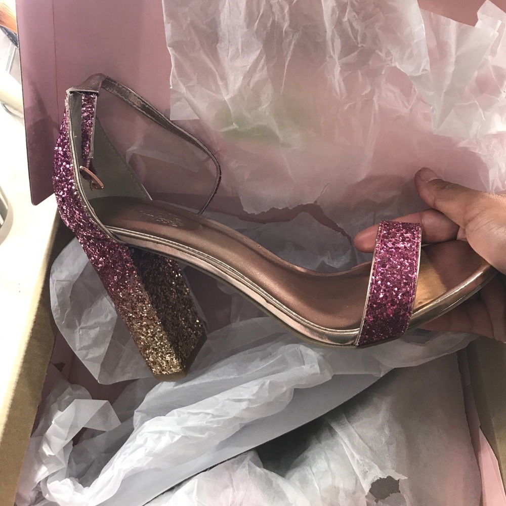 GLITTER OMBRÉ HEELS