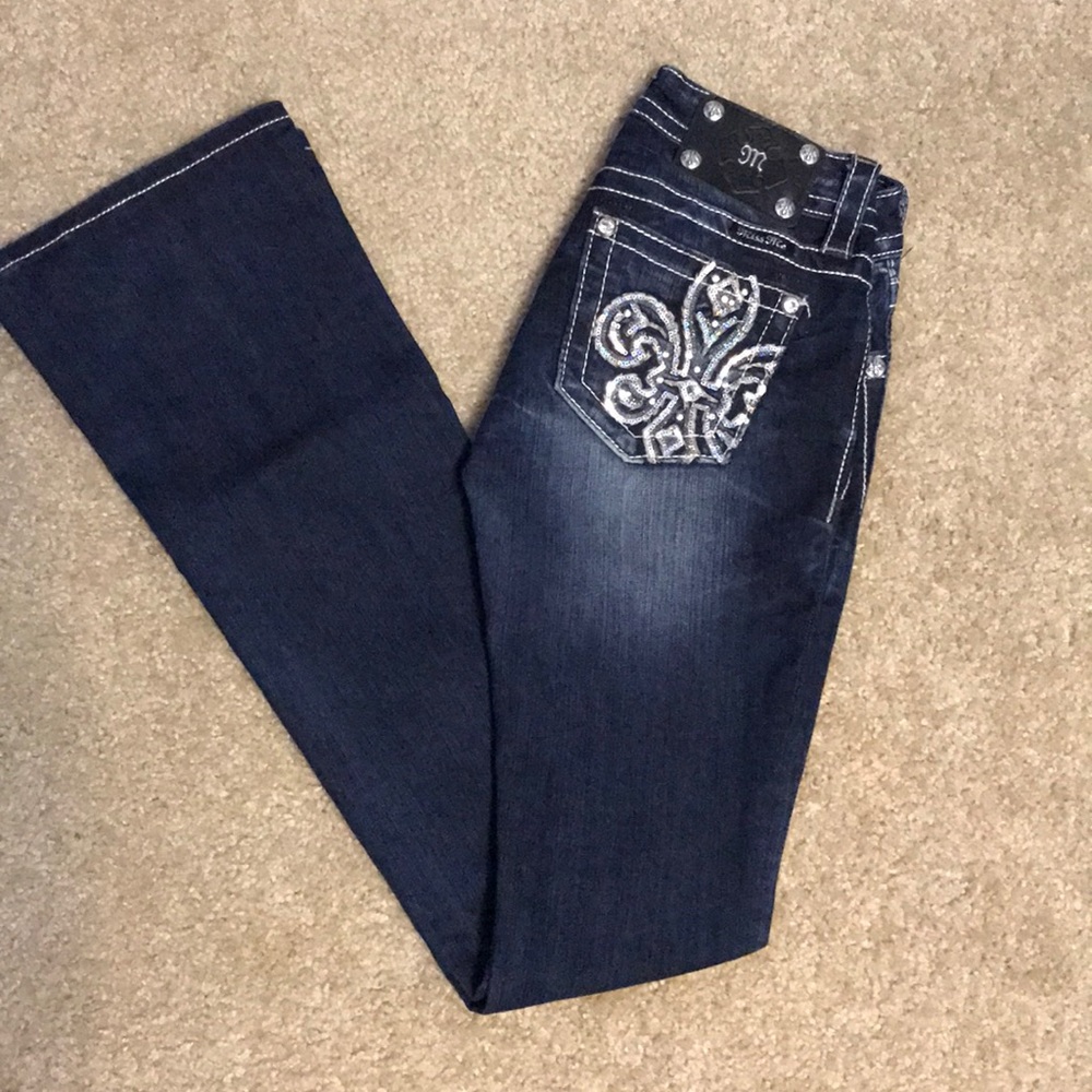 NEW Miss Me boot cut jeans sz 24