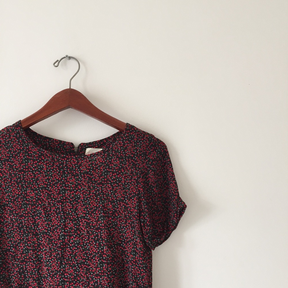 SOLD//Rose asymmetrical top