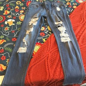 NY&Co Distressed Jeans