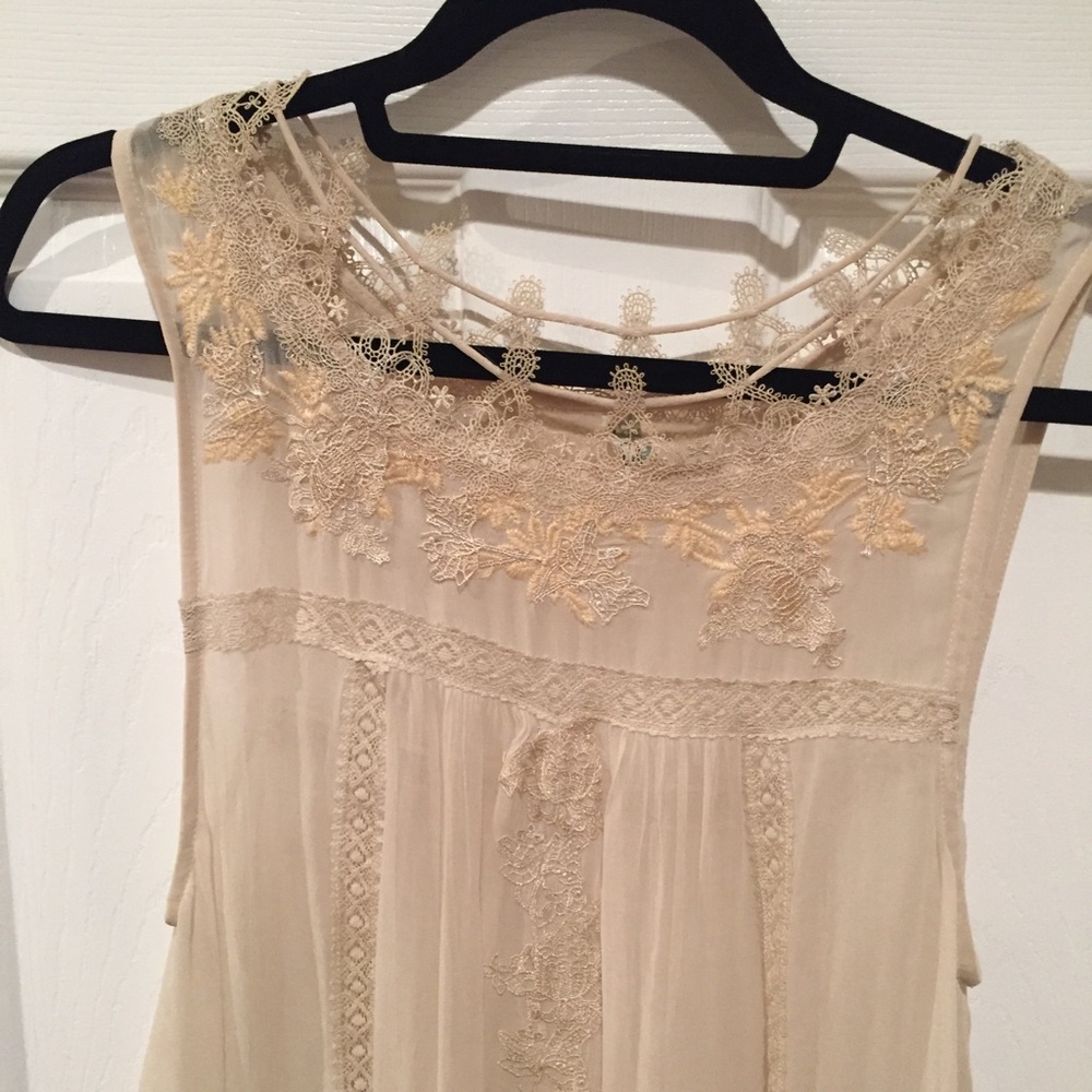 Free People Gauze Top