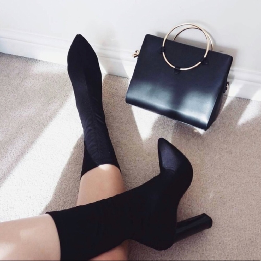 Stretch ankle sock boots 7
