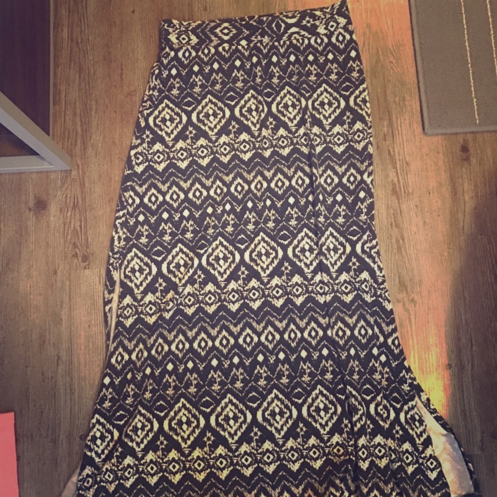 Tribal maxi skirt