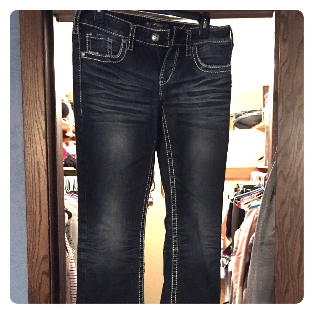 Silver jeans!
