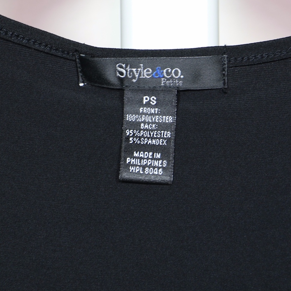 STYLE & CO Sequin Animal Blue Scoop:  SP - Picture 6 of 8