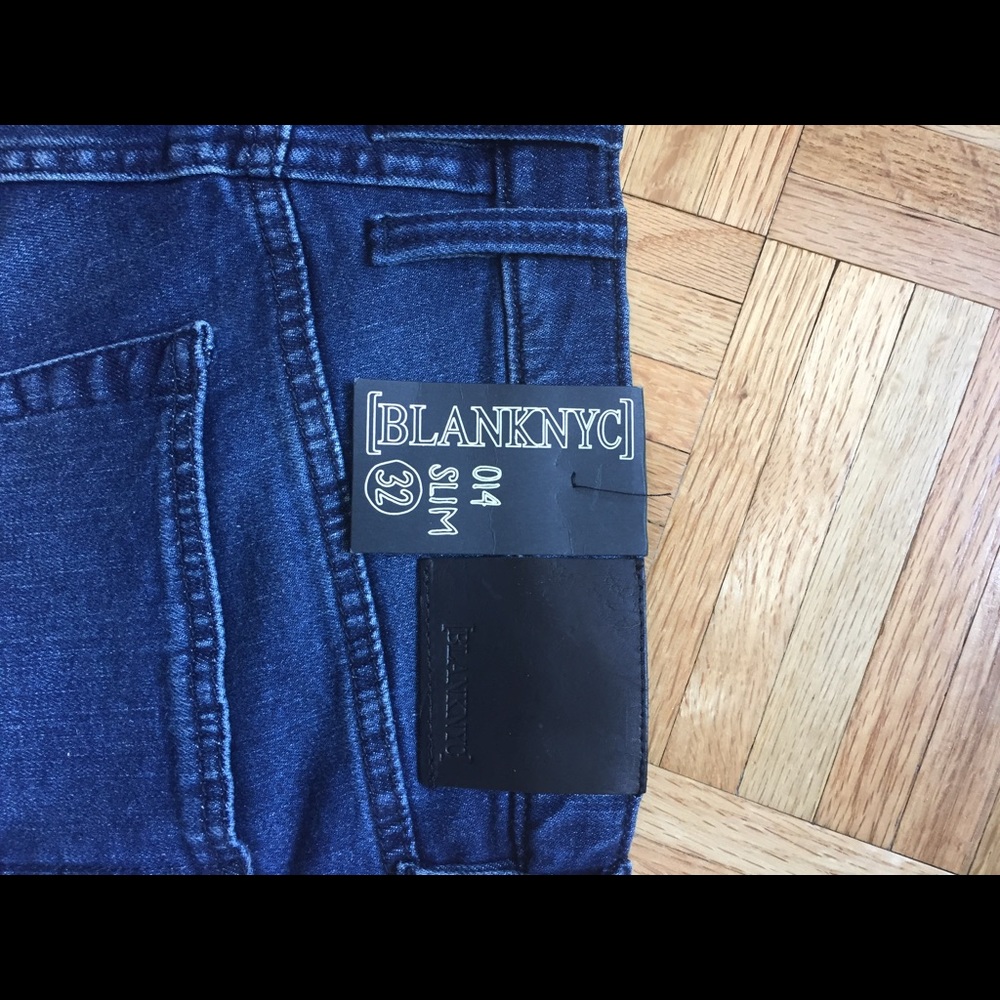 Brand New Men's Jeans - Navy Blue Slim BlankNYC