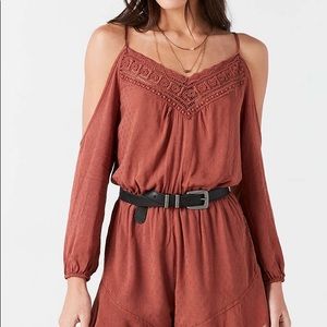 Ecote cold shoulder romper
