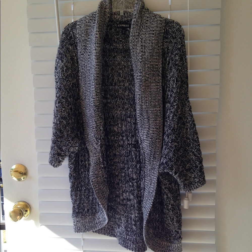 Gray Express Cardigan