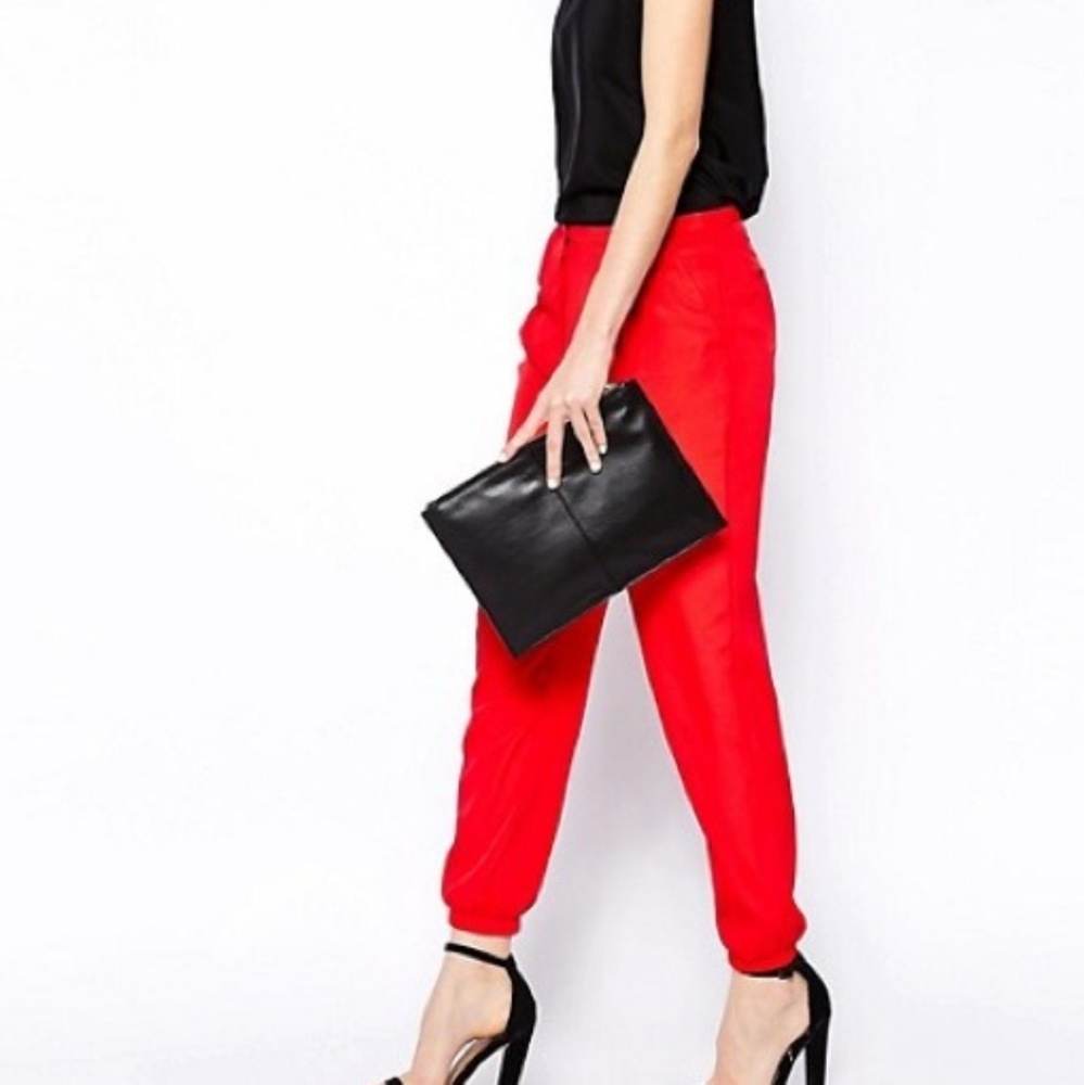 ASOS RED PANTS