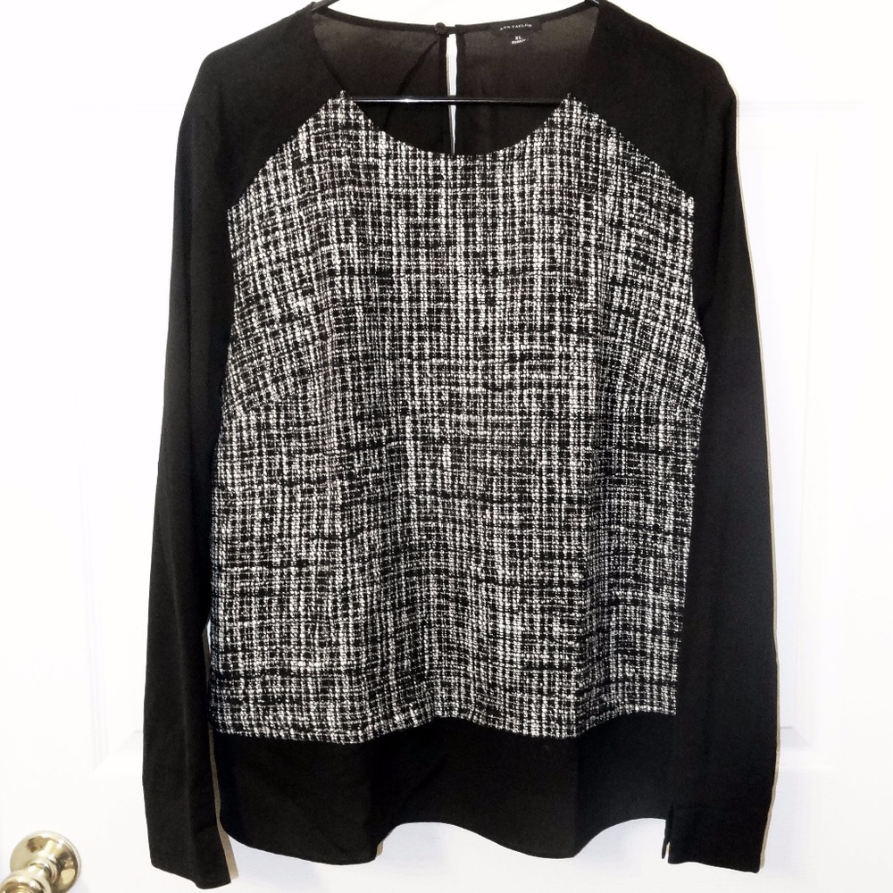 Ann Taylor Long Sleeve Lightweight Blouse