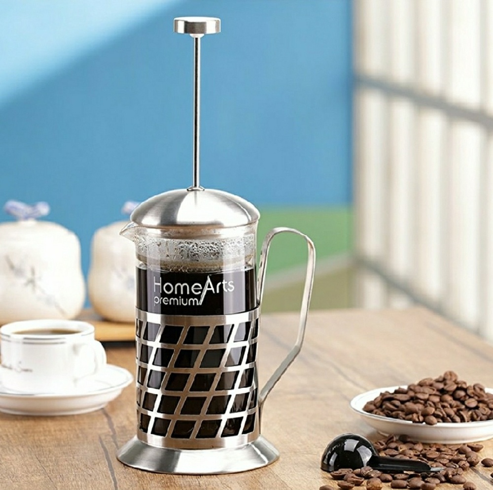 🆕 Stainless Steel French Press Coffee Maker