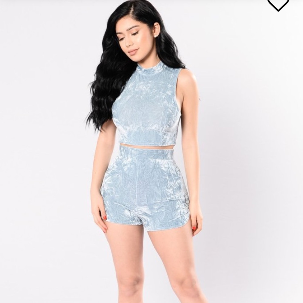 Fashion Nova Velvet Shorts