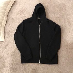 American Apparel black zippered hoodie