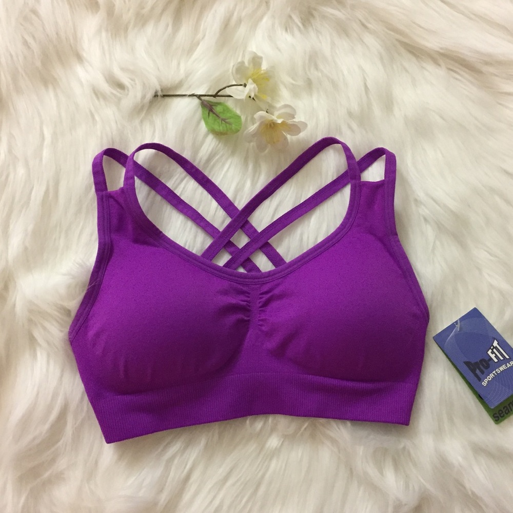 Violet lounge sports bra
