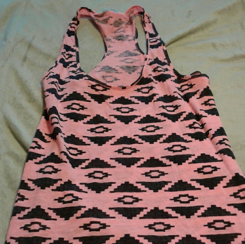Victoria's secret pink large new Aztec print tank