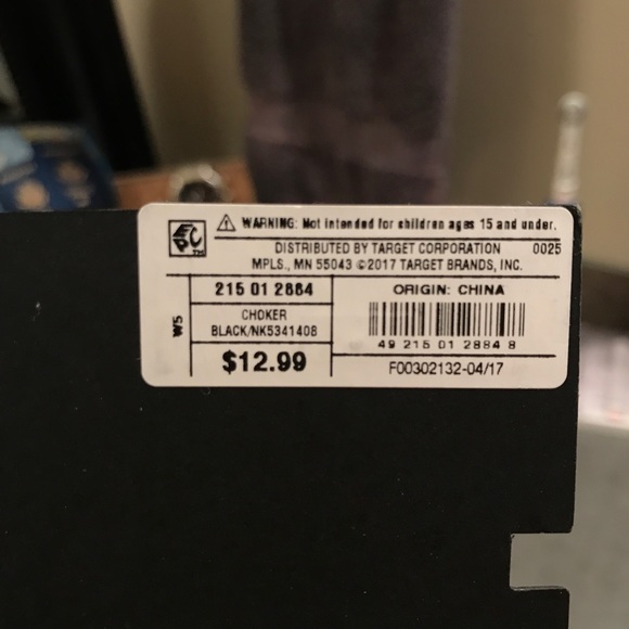 Two Pack Choker - Black Satin - Gold Pearl/Black - Picture 4 of 6