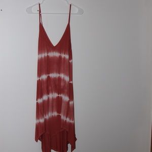 Orange Tie Dye Dress