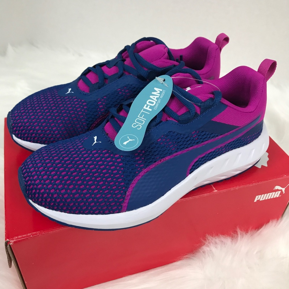 Puma womens flare 2 ultra magenta blue shoes