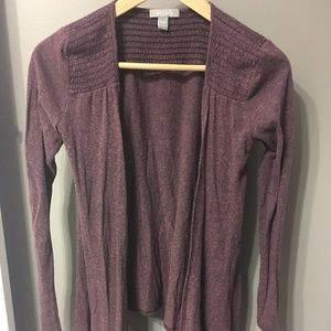 bp Sweaters - Purple Angular Cardigan bp Sweaters - Purple Angular Cardigan