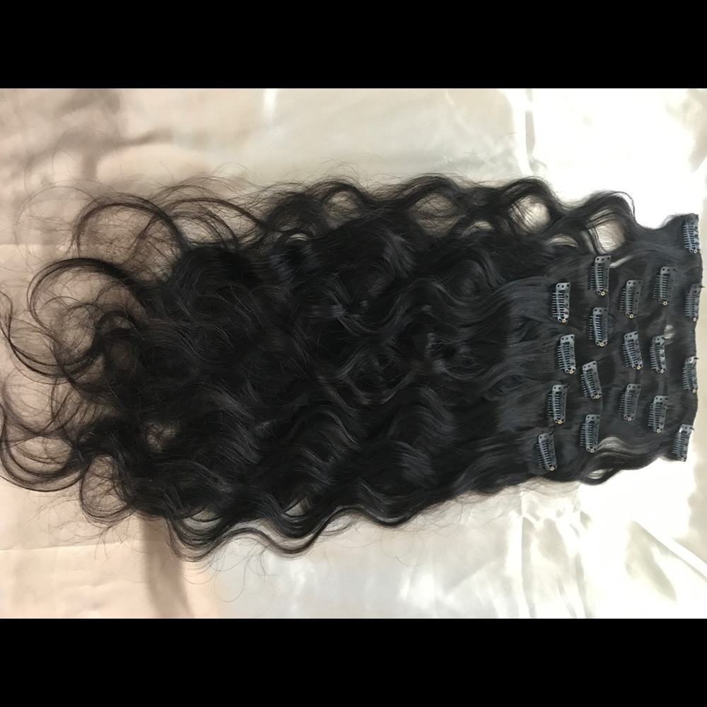 Real human hair extensions and real mink eyelashes