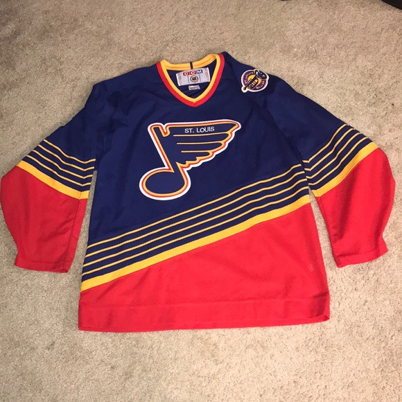 st louis blues red jersey