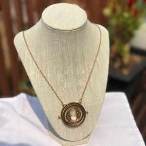 Harry Potter Gold Time Turner Necklace