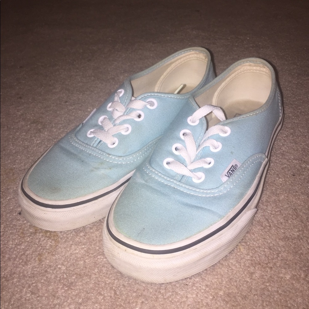 Vans light blue - women's size 6 shoe
