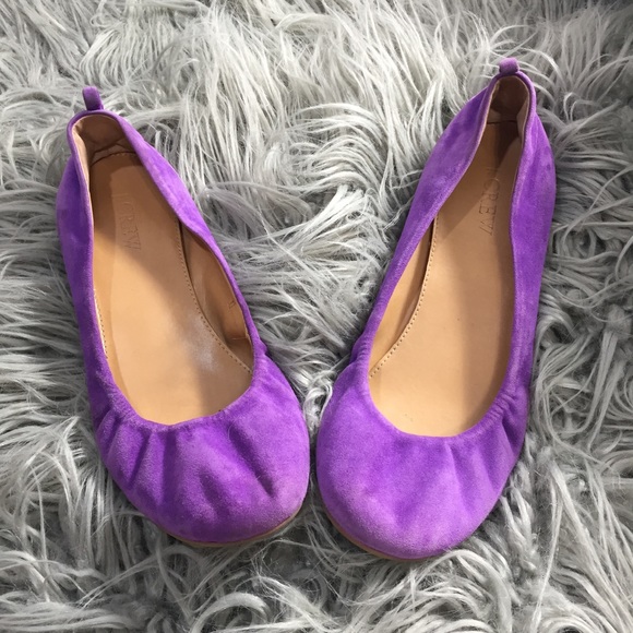 J. Crew Shoes - J. Crew Purple Suede Cece Flats