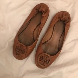 Tory Burch Reva Flats - Royal Tan MAKE AN OFFER
