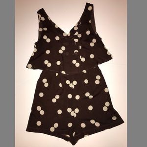 Vintage Inspired Polka-Dot Romper