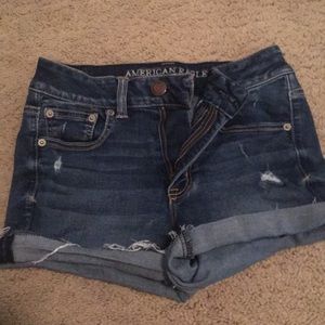 Jean shorts, American eagle