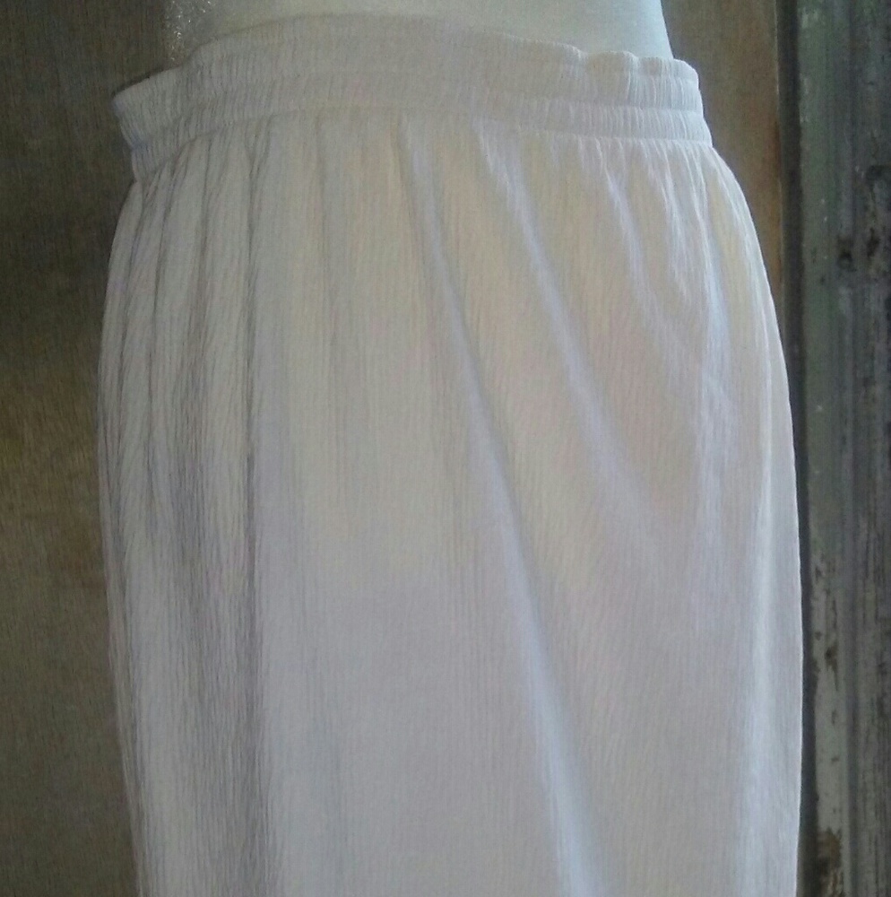 Cream colored skirt