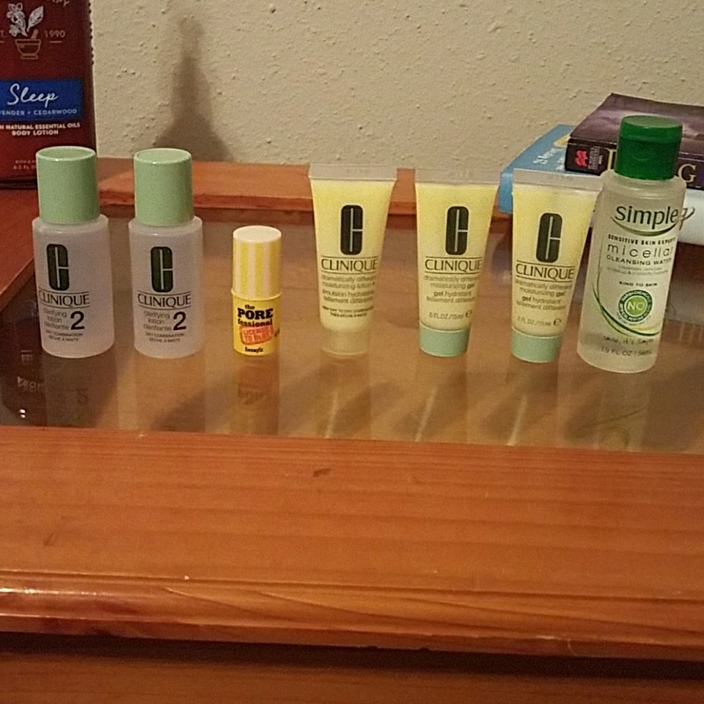 Brand new travel sized skincare