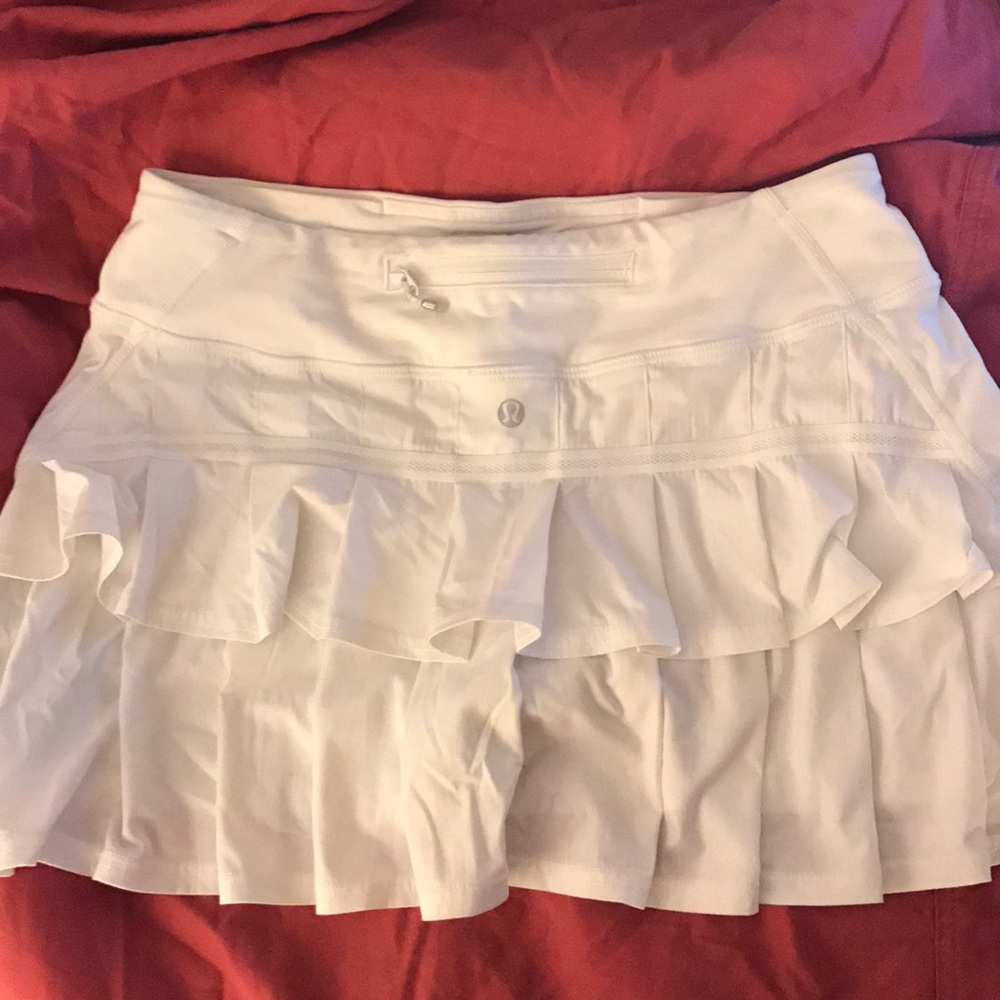 lululemon Pace Setter Skirt- White