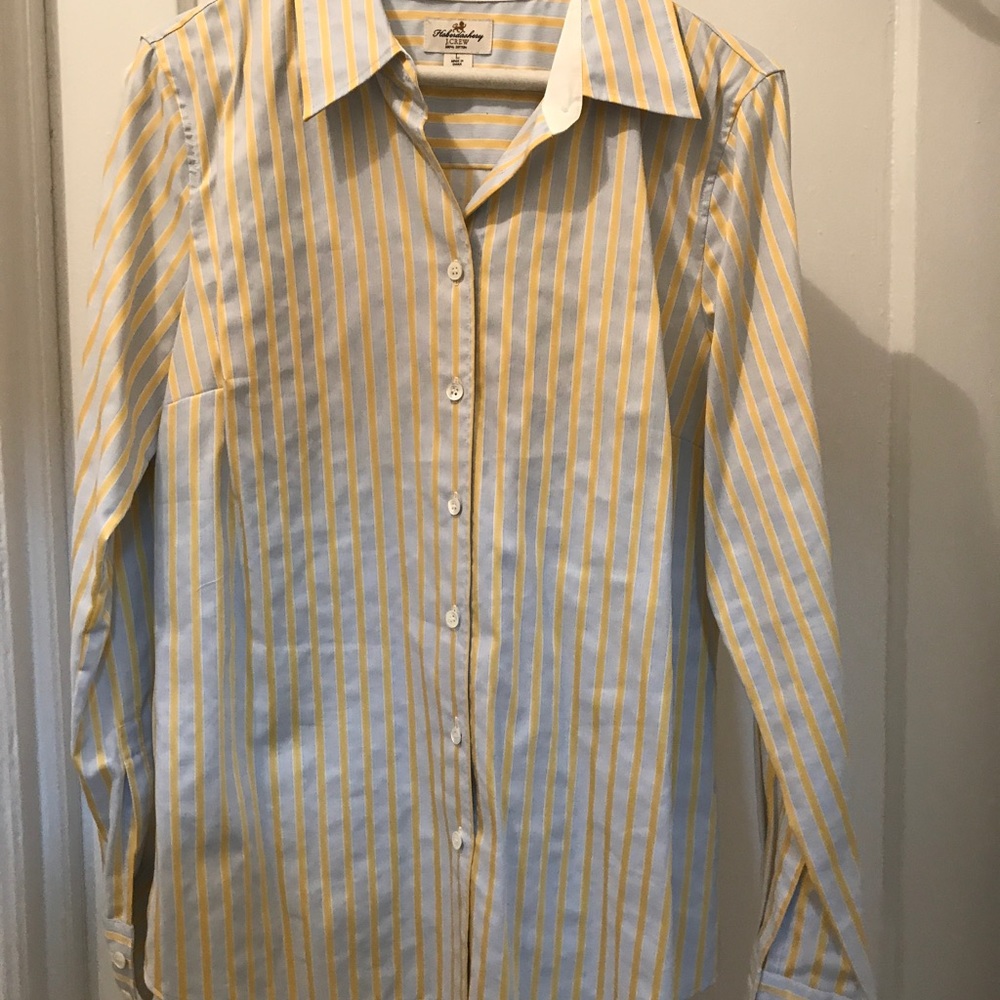Striped button down