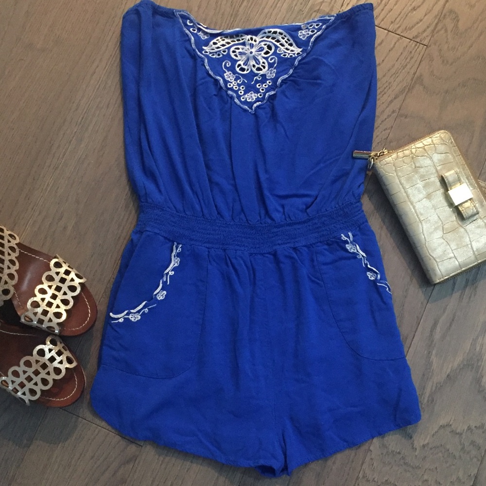 Blue Romper