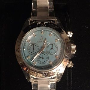 ToyWhatch Blue, Clear and Silver