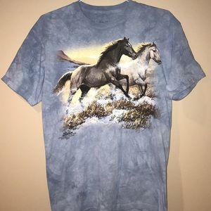 Vintage Majestic Horses T Shirt
