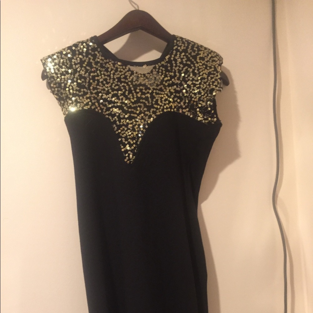 Renee London gold sequin dress