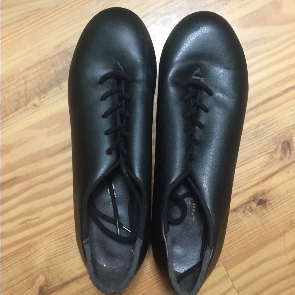 Black tap shoes