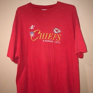 80s Vintage Kansas City Chiefs Embroidered Shirt