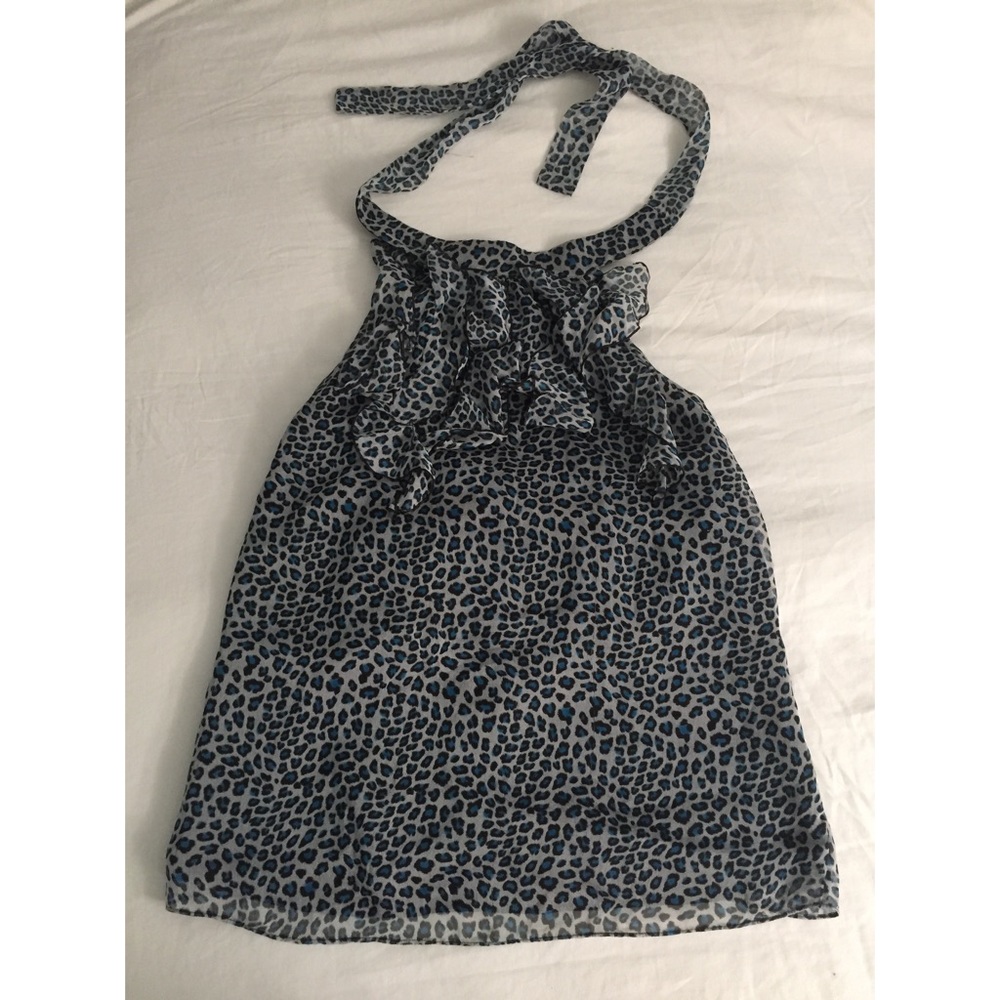 The Limited Animal Print Halter Top