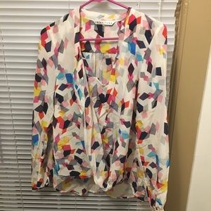 Trina Turk Draped Blouse