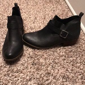 Black ankle boots
