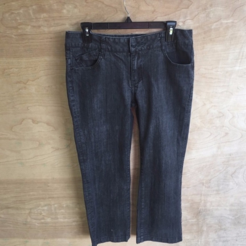 Sasson black boot cut Jeans size 8