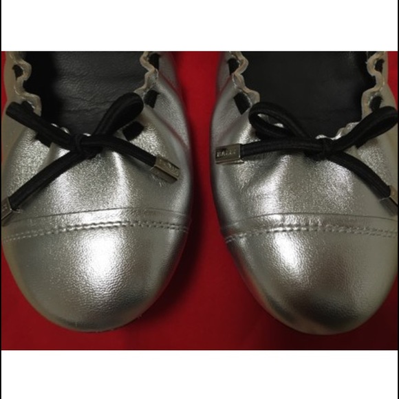 New Bally silver ballet flats - Picture 2 of 8