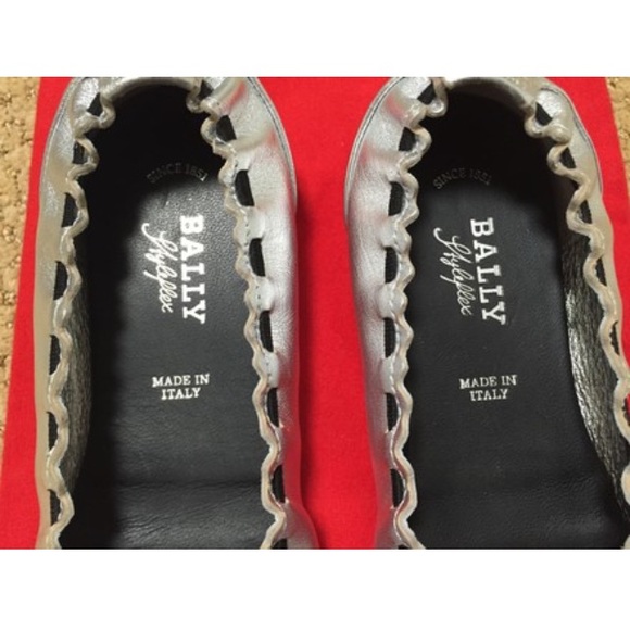 New Bally silver ballet flats - Picture 3 of 8